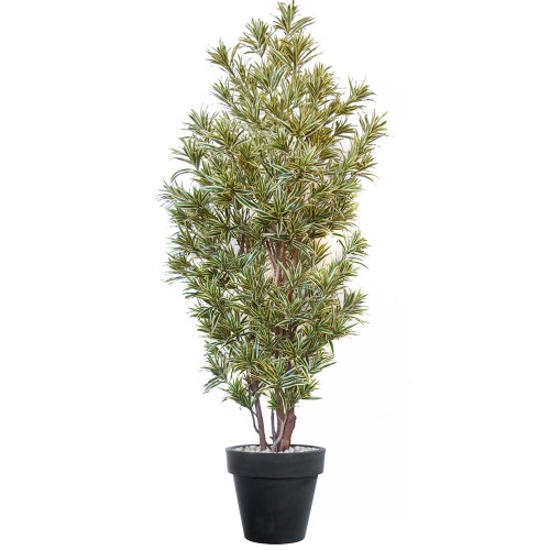 Planta semi-artificiala Ila, Dracaena Reflexa Boschetto Variegated - 220 cm